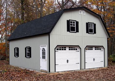 gambrel garage plans 24x30